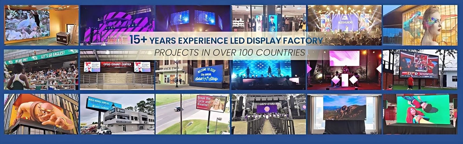 Round LED Display