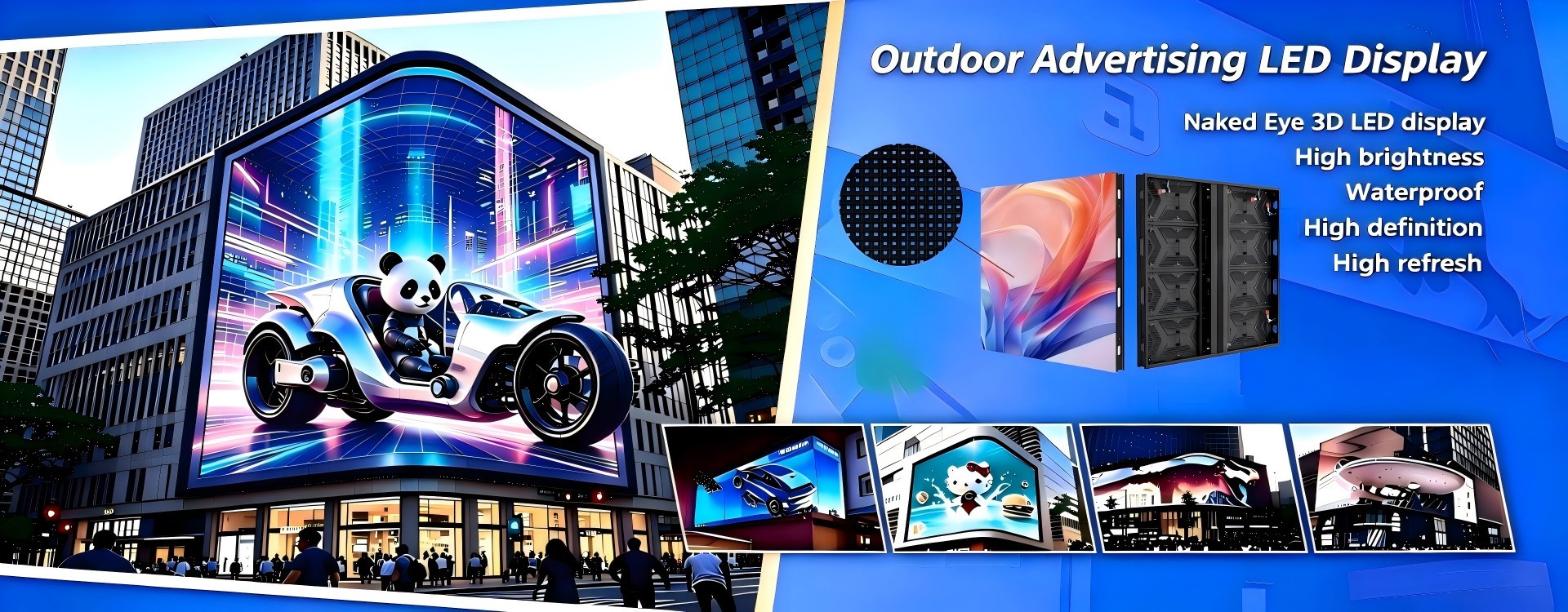 Quality Outdoor Advertising LED Display factory