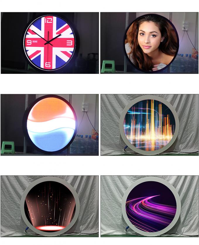 Led Circular Sign P2 512mm Indoor Round Circular Led Screen Display Circle Circular Logo ...