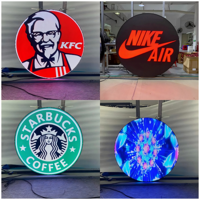 3d Display Round Customized Indoor round led display P2 circular LED screen