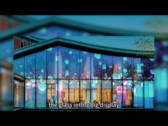 Full Color LED Display Video Wall Transparent Film LED Screen