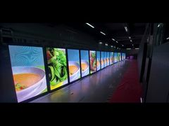 640*1280mm Double sided LED display Outdoor Street Pole Led Screen For You