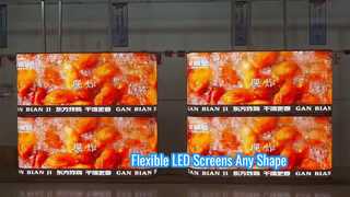 Indoor flexible LED display screen