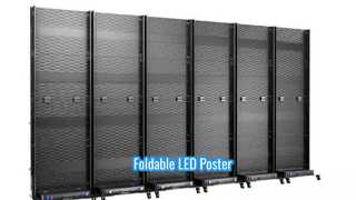 P2.5 Foldable LED poster screen for Indoor advertising