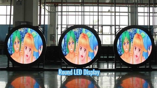 2m Diameter Circular LED Display Outdoor Advertising Screen