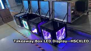 Food Delivery Box LED Display