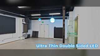 Indoor P1.95 Ultra-Thin LED Advertising Display Double sided LED display For You