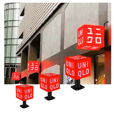Led Cubic box  Cube LED 3D Video Logo Magic Cube Display Screen Rubik's Cube Screen Advertising Led Display