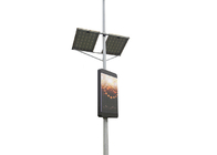 P6 Outdoor Waterproof Lamp Post LED Display screen IP65 192*192mm