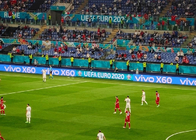 Ultra Wide Viewing Angle Sport Perimeter LED Display Screen 40x20 Dots
