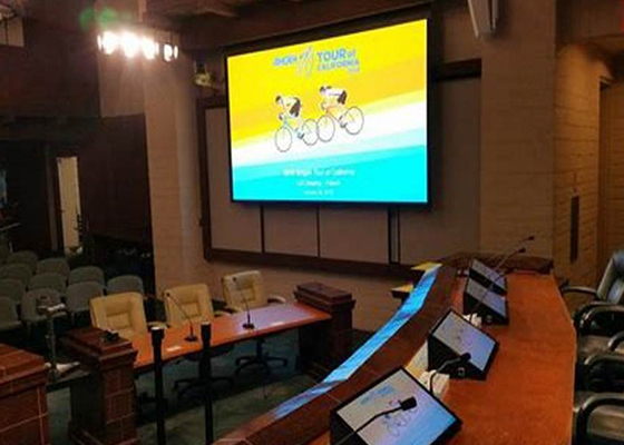 P2.5 Indoor LED Displays Aluminum Base Video Wall Display For Lobby
