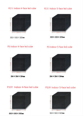 Led Cubic box  Cube LED 3D Video Logo Magic Cube Display Screen Rubik's Cube Screen Advertising Led Display