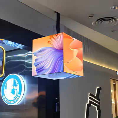 Led Cubic box  Cube LED 3D Video Logo Magic Cube Display Screen Rubik's Cube Screen Advertising Led Display