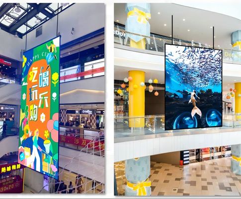 Ultra-thin LED display LED double-sided super-slim lifting screen
