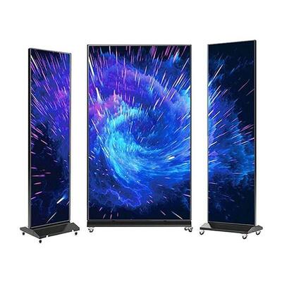 Portable P2 LED Poster Display Stand Digital Signage for Retail Store ...
