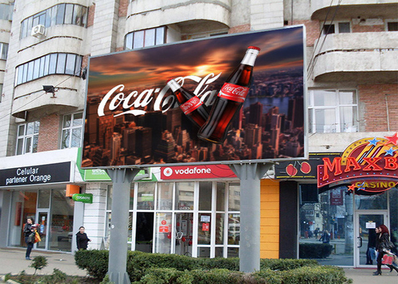 Corrosion Resistant 10mm Full Color LED Display Screen For Advertising