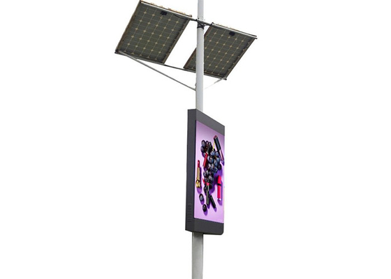 P6 SMD2727 Street Lamp Post LED Display Screen For Advertising