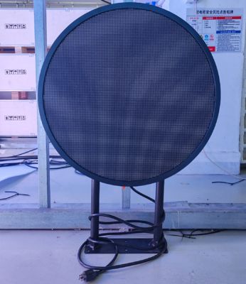 Full Color P4.28 Double Sided led display Round Shape LED Logo circle ...